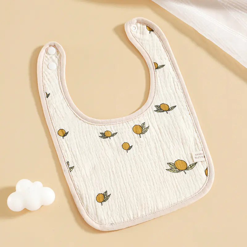 Pure Cotton Six-Layer Gauze U-Shaped Baby Bib